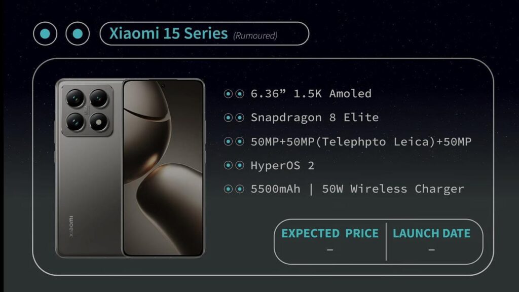 Xiaomi 15 Series, Upcoming Phones in November