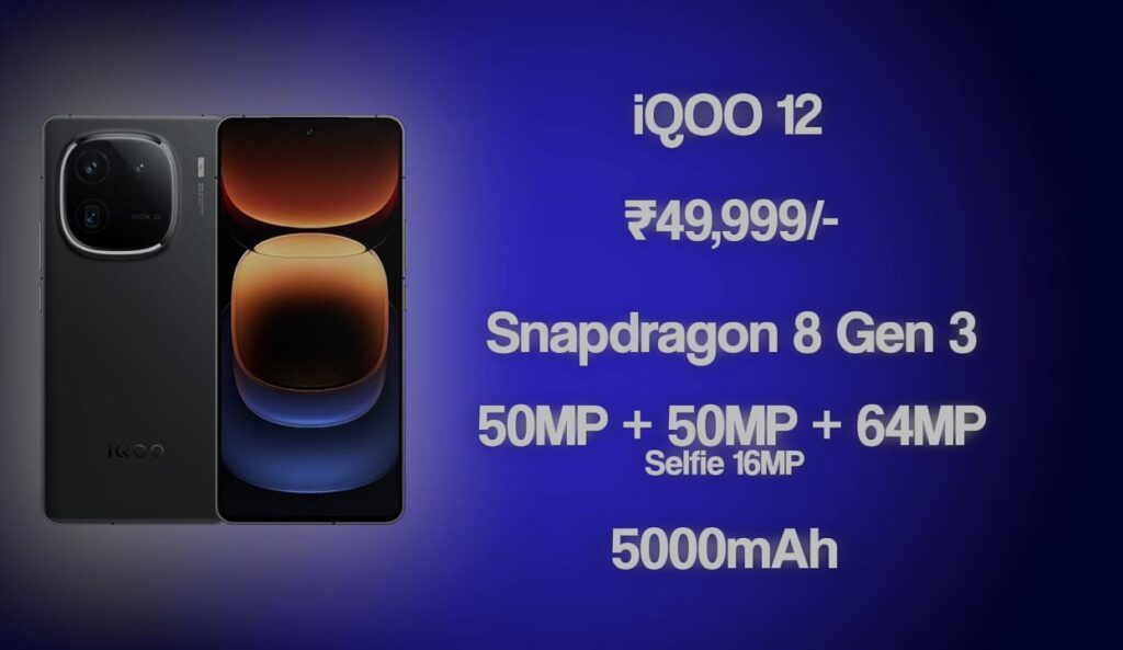 iQoo 12, Best Gaming Phone
