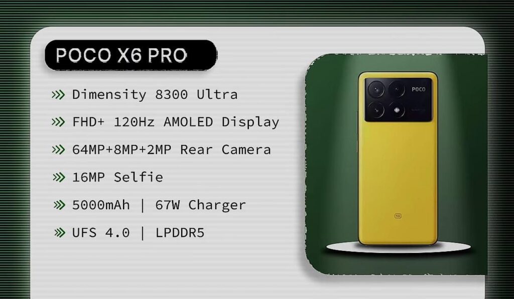 Poco X6 Pro 5G, Best Gaming Phone Under 30000