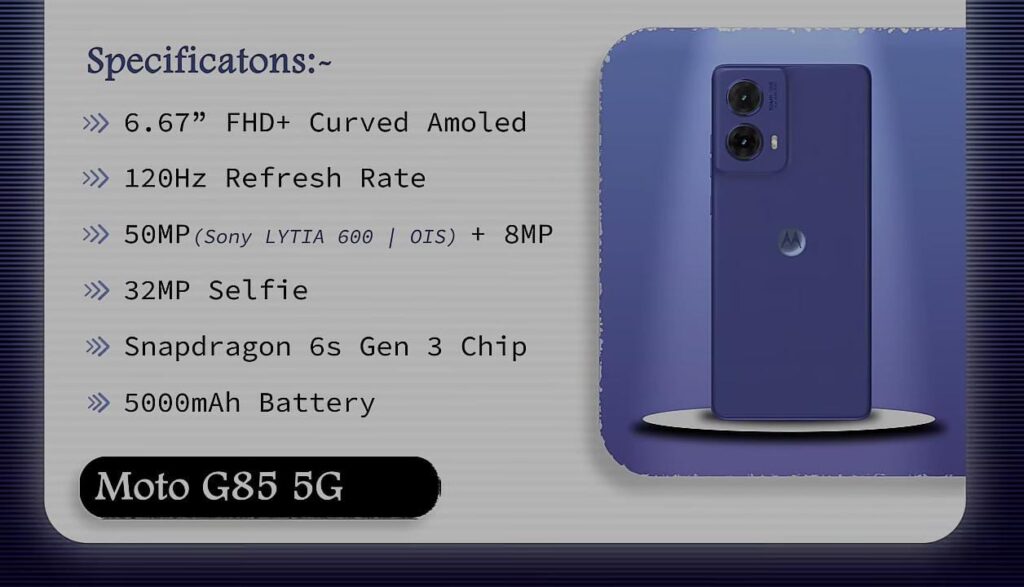Moto G85 5G, Best Camera Phone, Best Camera Phone under 20000